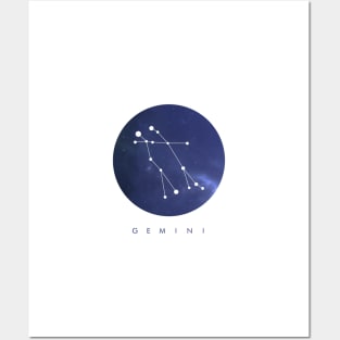 Gemini Constellation Posters and Art